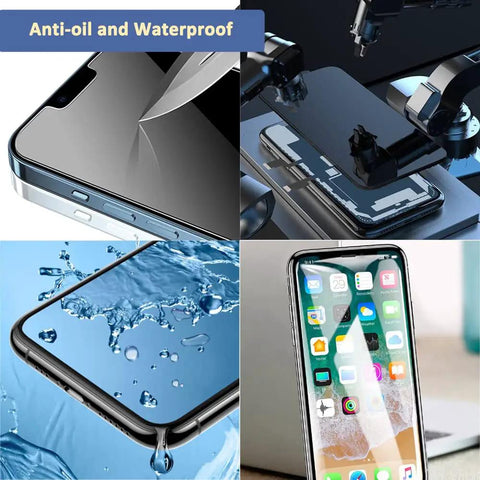 iPhone 11 Screen Swap Kit With Full HD LCD Display 6.1 Inch, 3D Touch Digitizer, Frame, Full Assembly, Repair Tools Included, Black, Compatible With A2111 A2223 A2221 showing anti-oil and waterproof features