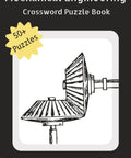 Cover of Brain Busting Crossword Puzzle Book For Mechanical Engineers With 50 Plus Puzzles About Gears and Levers.