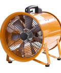 12 Inch Industrial Portable Air Blower Ventilator Delivers 3300 CFM High Velocity Airflow With 550W Motor For Rapid Extraction Purification Ventilation And Low Noise Heavy Duty Exhaust Fan
