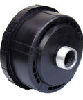 Pro Quiet 33mm Air Compressor Silencer Filter With 1 Inch BSP Thread Metal Intake Filter Sound Muffler in black plastic housing