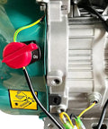 Red On Off Engine Stop Switch 0G9911 on generator showing wiring connections
