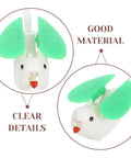 DIY Cuckoo Clock Bird Replacement Kit 5 Pack Easy Install Wall Clock Parts For Quick Fix Detailed Bird with Green Wings