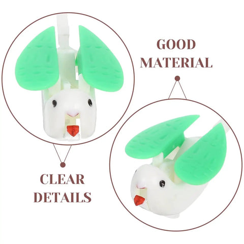 DIY Cuckoo Clock Bird Replacement Kit 5 Pack Easy Install Wall Clock Parts For Quick Fix Detailed Bird with Green Wings