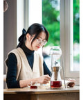 Heavy Duty Cold Brew Drip Tower With Adjustable Rate Dripper And Reusable Stainless Steel Filter, brewing tea at home.