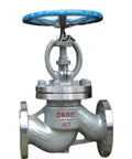 Heavy Duty Cast Steel Flange Globe Valve Rated 10 MPa High Pressure DN15 To DN400 Built Tough For Industrial Piping And Pro Fluid Systems Rock Solid Workhorse One Piece with blue handle and DN80 marking.