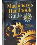 The Real Deal Engineering Handbook For 32nd Edition Loaded With Essential Tables Formulas Shop Floor Standards And Straight Up Calculations Plus Technical Reference Charts cover with gears design and title.
