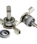 2 Pack Drum Assembly Replacement for Bread Machines 1.5L and 2.0L, pro grade metal shaft and bearing kit