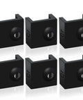 Silicone Sock For Hotend 6 Pack Heat Block Cover For 3D Printer. Black high-temp silicone socks for Ender, CR series MK7 MK8 MK9.