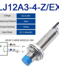 Inductive Proximity Sensor Switch NPN PNP DC 6 36V 4mm Sensing Distance shown with wire connection diagram