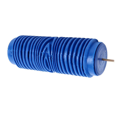 No Sweat 5 Inch Rubber Pattern Paint Roller For Walls Easy Diy Decorating Tool with reusable blue rubber design.