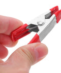 Heavy Duty 2-Inch Metal Spring Clamps Kit With Rock Solid Grip For Woodworking Diy Projects Outdoor Tents And Studio Backgrounds That Hold Tight, red metal clamp close-up
