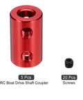 Rigid Screw Coupling For 5Mm To 6Mm Shafts Shaft Coupler Connector L20Mm X D12Mm Aluminum Alloy Joint Set for 3D Printers
