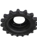 Heavy Duty Drive Sprocket Replacement For Jcb 180t 190t 1110t Skid Steer Loader with six bolt holes and 17 teeth.