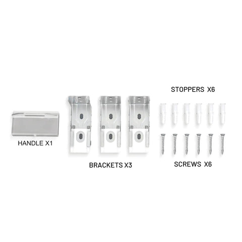 Free Stop Roller Shade Bracket Kit With Easy Install Brackets And Replacement Parts For Roller Blinds DIY Repair Kit With Screws Stoppers Handle And Instructions