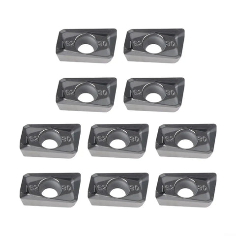APGT1604PDFR-G2-MA APMT1604 Aluminum Milling Inserts with high grip carbide, 10-pack for CNC machining.