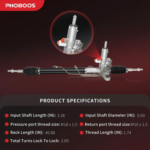 Hydraulic Power Steering Rack And Pinion Assembly For Honda Civic 2006 2010 L4 1.8L Drop In Bolt On Fit Leak Proof New Unit Ref 26 2718