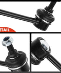 Close-up of Set Of 4 Front And Rear Sway Bar Links Kit Stabilizer Links For Mitsubishi with durable steel construction.
