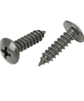 Fifty Pack Hella Tough Metal U Clip Screws 4.2X16mm Automotive Fasteners showing two durable metal screws with star heads.