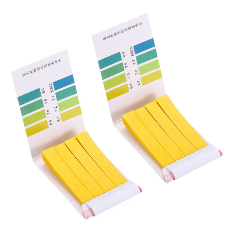 Premium pH Test Strips 6.4 To 8.0 2 Pack With 160 Indicator Papers Litmus Tester For Water, Food, And Soil