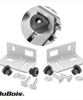 Multi Track Brackets With T Bolts And Mounting Knob Screws For Aluminum T Tracks One Quarter Twenty Inch Hardware Two Pack