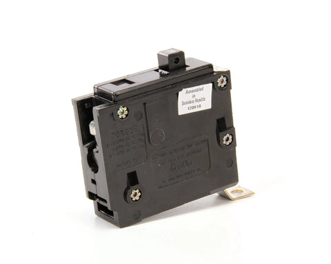 CH BAB1020 20A Quick Lag Bolt-On 1 Pole Circuit Breaker For 120/240V Black with EZ Install feature, rear view
