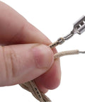 Close-up of connectors and wires for Gas Range Oven Broiler Igniter Replacement For XL44 Round Style 120V Model Specific Fit