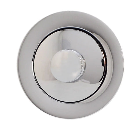 Heavy Duty Polished Chrome Tub Drain Plug Pull Style Bathtub Stopper With Smooth Coarse Threading Push To Close Rock Solid Bathroom Fixture