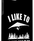 15 Plus Hang Glider Art Phone Case For Men And Women I Like To Get High Dope Hang Gliding Gift Idea For Open Air Flyers