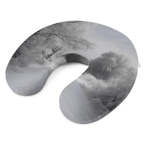 U Shaped Travel Neck Pillow For Airplanes Trains And Cars Comfortable Head And Neck Support Ergonomic Design Reduces Fatigue
