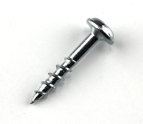 Pocket Hole Screws Zinc Coarse Thread Maxi Loc Flat Head For Softwood And Plywood Woodworking And Cabinetry Projects 1 Inch