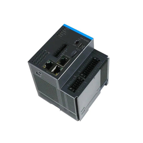 AX 3 Series Motion Controller Module With 16DI 8DO, CODESYS Programmable Motion Controller, NPN Output, top view
