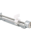 2 Phase 4 Wire Stepper Motor Linear Rail With 80mm Stroke Screw Actuator And Adjustable Slider showing compact design and smooth mechanism