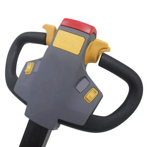 Heavy Duty Full Electric Pallet Jack With 3300 Lbs Capacity And 6 Hour Battery Life Is A Total Game Changer For Moving Heavy Loads Safely In The Warehouse Or Factory Floor Today, ergonomic control handle.