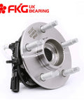 Front Wheel Bearing Hub Assembly For 95-01 Ford Explorer 4WD 5-Lug ABS, side view with cable connector, brand logo visible.