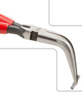 Close-up of 6-in bent long nose plier from 7-Piece Pliers Set With 6-In Bent Long Nose, 7-In And 8-In Long Nose, 7-In Diagonal Cut