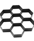 Hexagon Concrete Molds 11.6 x 11.6 Inch Reusable Paver Moulds Walkways Patios Garden Paths Durable PP Material shown