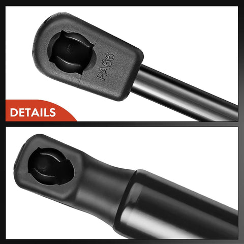 Heavy Duty Rear Tailgate Lift Support Shock Struts For Toyota Sienna 2011 Through 2020 with detailed eyelet and rod construction.