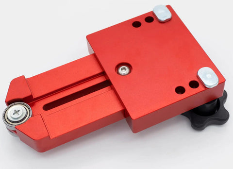 Extended Thin Rip Jig Table Saw Fence Guide For Dead On Repeat Narrow Strip Cuts Heavy Duty Aluminum Miter Slot Clamp - top view