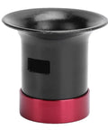 Watchmakers Loupe Set With 3X 5X 10X 15X And 20X Magnifiers Aluminum Alloy Construction black loupe with red base.