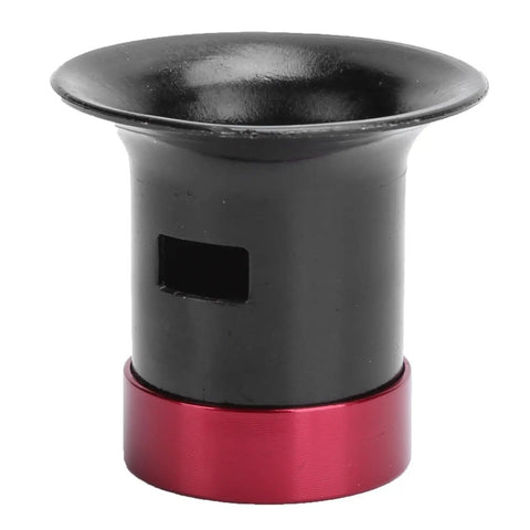 Watchmakers Loupe Set With 3X 5X 10X 15X And 20X Magnifiers Aluminum Alloy Construction black loupe with red base.