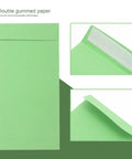 60 Pack Green Kraft Paper Coin Envelopes Self Seal With Double Adhesive Vintage Style Envelopes