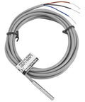 Inductive Proximity Sensor Switch Shielded Type With 1mm Detection, 10 To 30 VDC, PNP Normally Open, 3 Wire, 150mA Output, Includes 200cm Cable