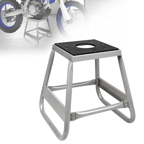 Motorcycle Lift Stand For Dirt Bikes 600Lb Capacity Beefy Universal Panel Stand Removable Maintenance Stand For Motocross