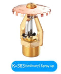 Heavy Duty DN25 Fire Sprinkler Head At 72C With Fast Response Activation for Early Suppression Systems, showing brass nozzle with copper cap.