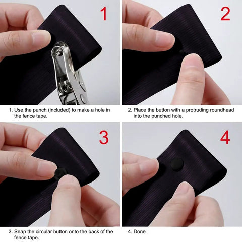 Step-by-step installation guide for Black Polyethylene Chain Link Fence Privacy Strip Kit, 492 Feet Total, easy install.