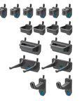 16 Piece Pliers And Drivers Pegboard Hook Set With Heavy Duty Hooks And Screwdriver Rings for garage-ready organization