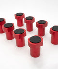 8 Piece Aluminum Woodworking Bench Clamps With Non Slip Rubber Inserts Three Quarter Inch 19mm arranged on white background