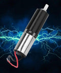 Tiny DC 3V 6mm Micro Planetary Gear Motor with ultra low noise gearbox, showing high efficiency single stage drive and wires.