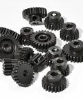 Point Five Mod Pinion Gear Set For ARRMA And Losi RC Cars Hardened Steel 18T 19T 20T 21T 22T with 3.175mm Bore and 2.3mm Adapter
