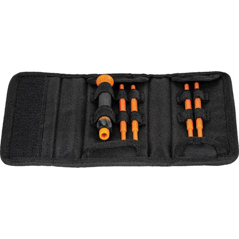 8-In-1 Insulated Screwdriver Set With Case 1000V Rated Includes Phillips 00 And 0 Slotted 3/32 And 1/8 Tamperproof Torx T7H T8H T10H T15H